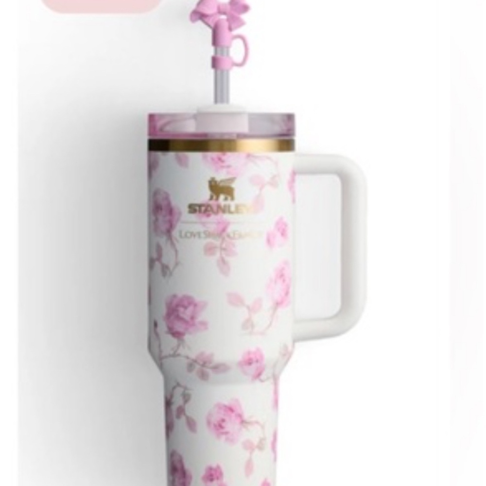 The Stanley x LoveShackFancy Quencher | 40 OZ - Ribbon Rosa